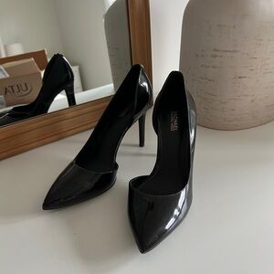 Michael Kors Glossy Black Heels